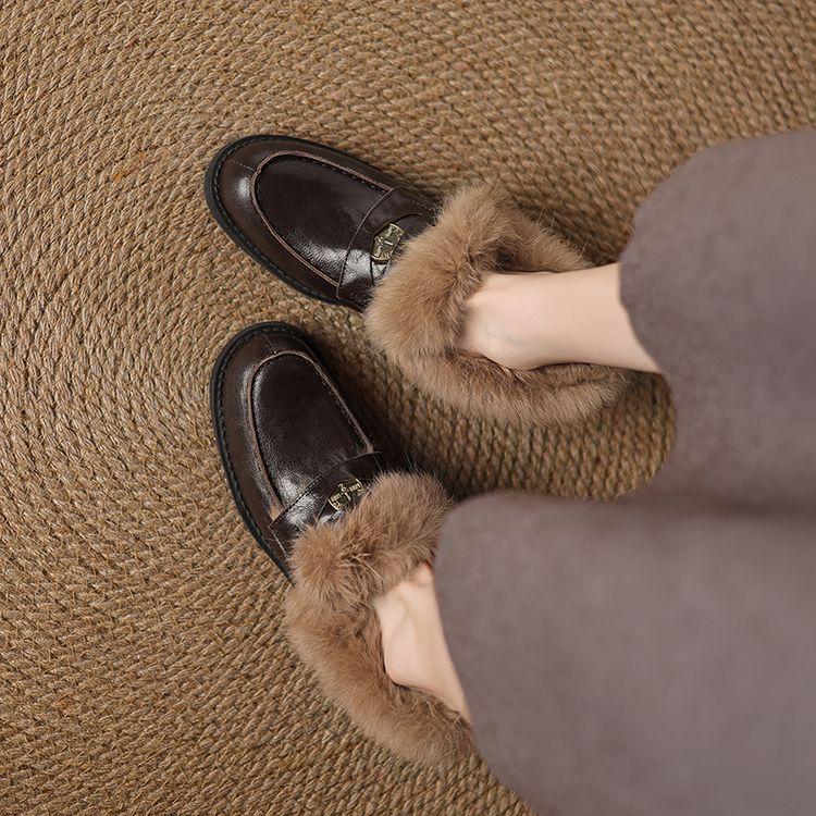 deep-mouth-flat-shoes-low-heel-slip-on-round-toe_2 Deep Mouth Flat Shoes Low Heel Slip-On Round Toe