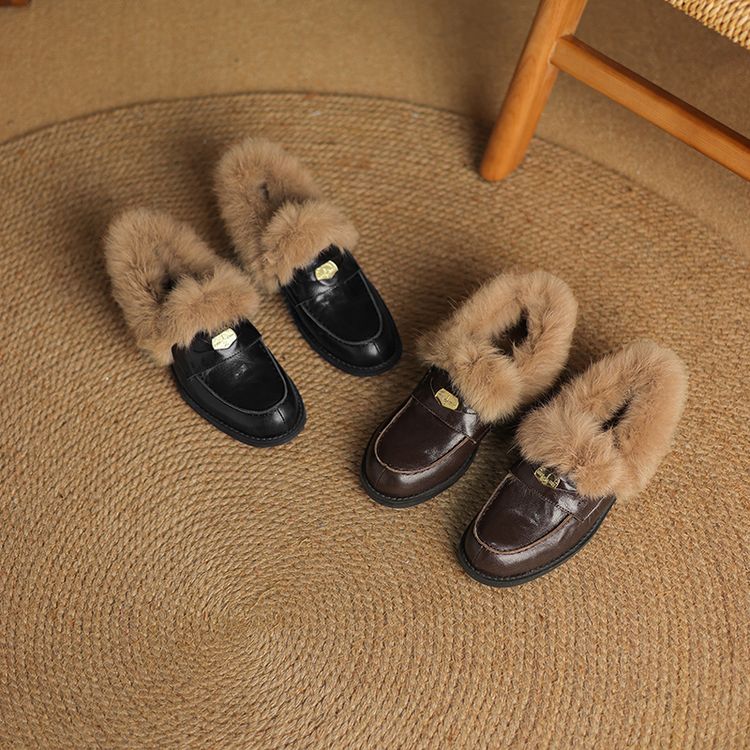 deep-mouth-flat-shoes-low-heel-slip-on-round-toe_3 Deep Mouth Flat Shoes Low Heel Slip-On Round Toe