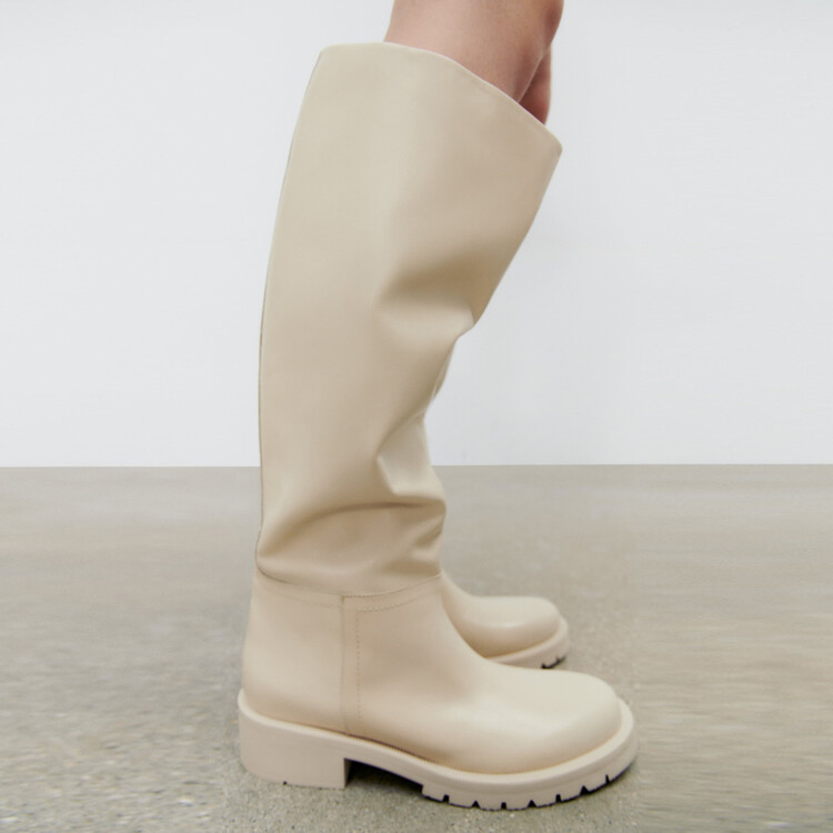 Knight Boots with Bow and Glitter Accents