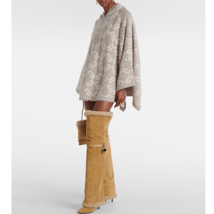 Women's Over-the-Knee High Heel Fashion Boots in Suede