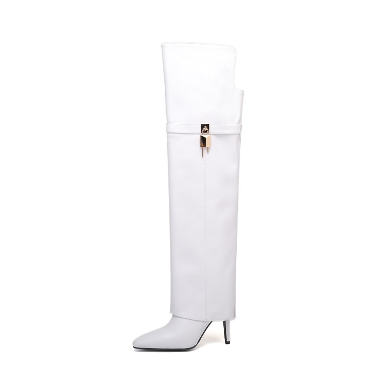 Women's Over-the-Knee High Heel Fashion Boots - Style e.html